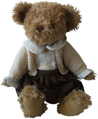 Retired Bears and Animals - TEDDY BEAR IN CARDIGAN 40CM