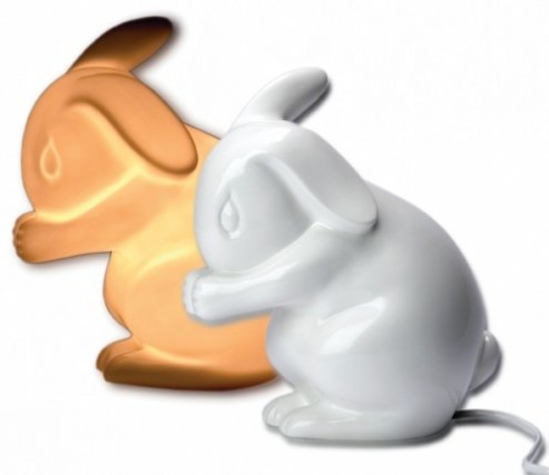 Retired Bears and Animals - WHITE RABBIT NIGHT LIGHT