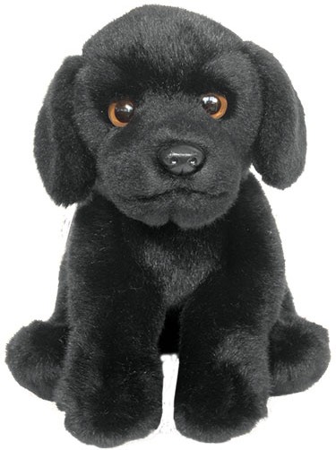 Dog Breeds - LABRADOR BLACK SOFT TOY DOG 30.5CM