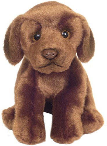 Dog Breeds - LABRADOR CHOCOLATE SOFT TOY DOG 30.5CM