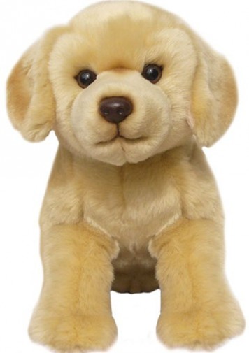 Dog Breeds - LABRADOR YELLOW SOFT TOY DOG 30.5CM