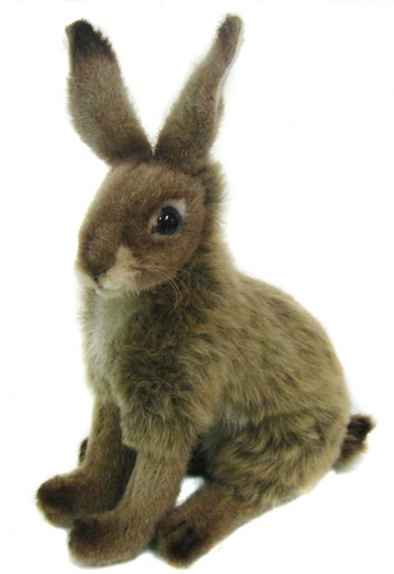 realistic rabbit stuffed animal