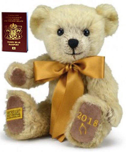 Retired Merrythought - MERRYTHOUGHT 2018 YEAR BEAR 12"