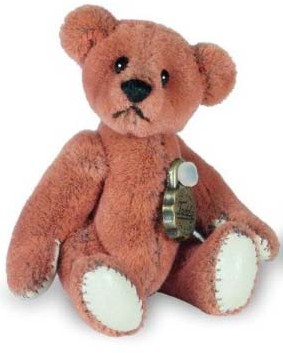 Retired Bears and Animals - MINIATURE TEDDY COGNAC 4.5CM