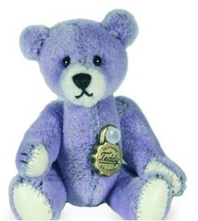 Retired Bears and Animals - MINIATURE TEDDY LAVENDER 5CM