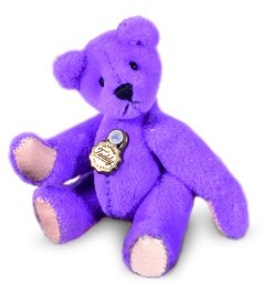 Retired Bears and Animals - MINIATURE TEDDY LILAC 6CM