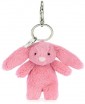 BASHFUL BUNNY PINK BAG CHARM 15CM